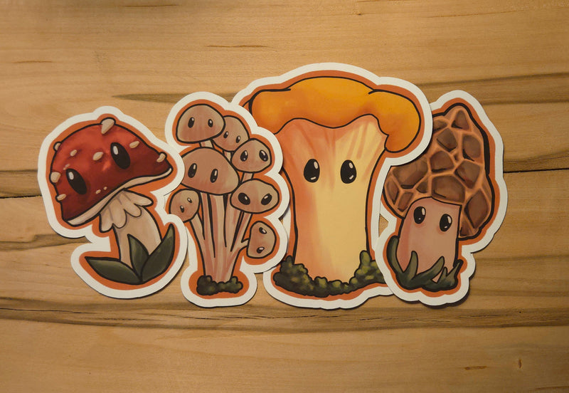 Mushroom Critter Stickers