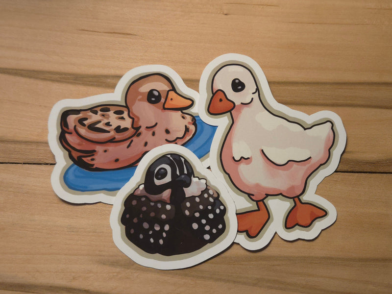Bird Critter Stickers