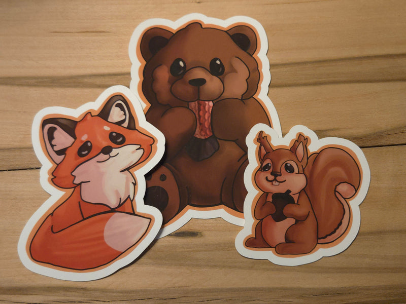 Woodland Critter Stickers