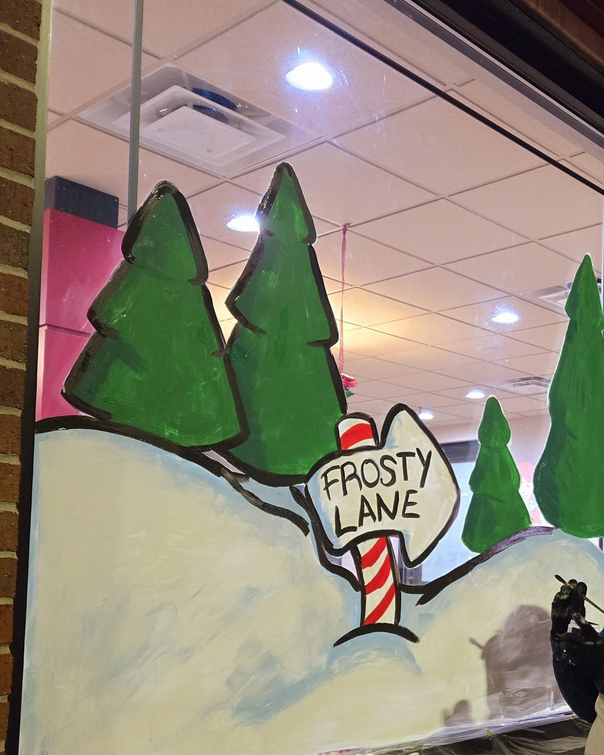 Holiday Window Painting