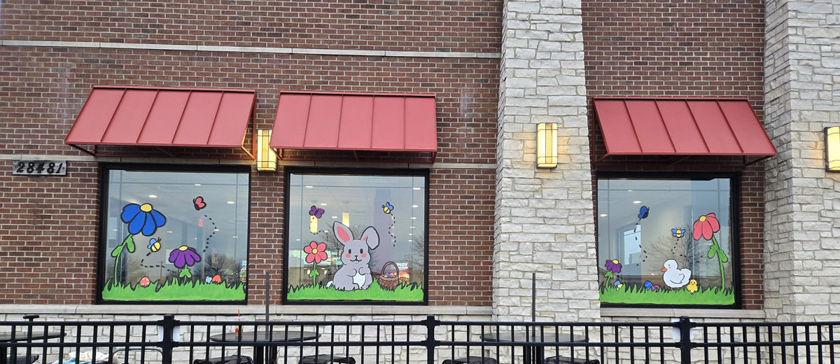 Holiday Window Painting