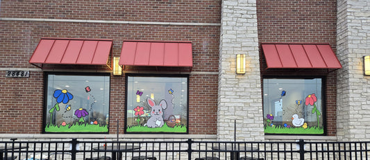 Holiday Window Painting