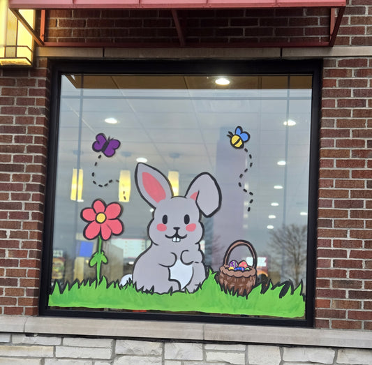 Holiday Window Painting