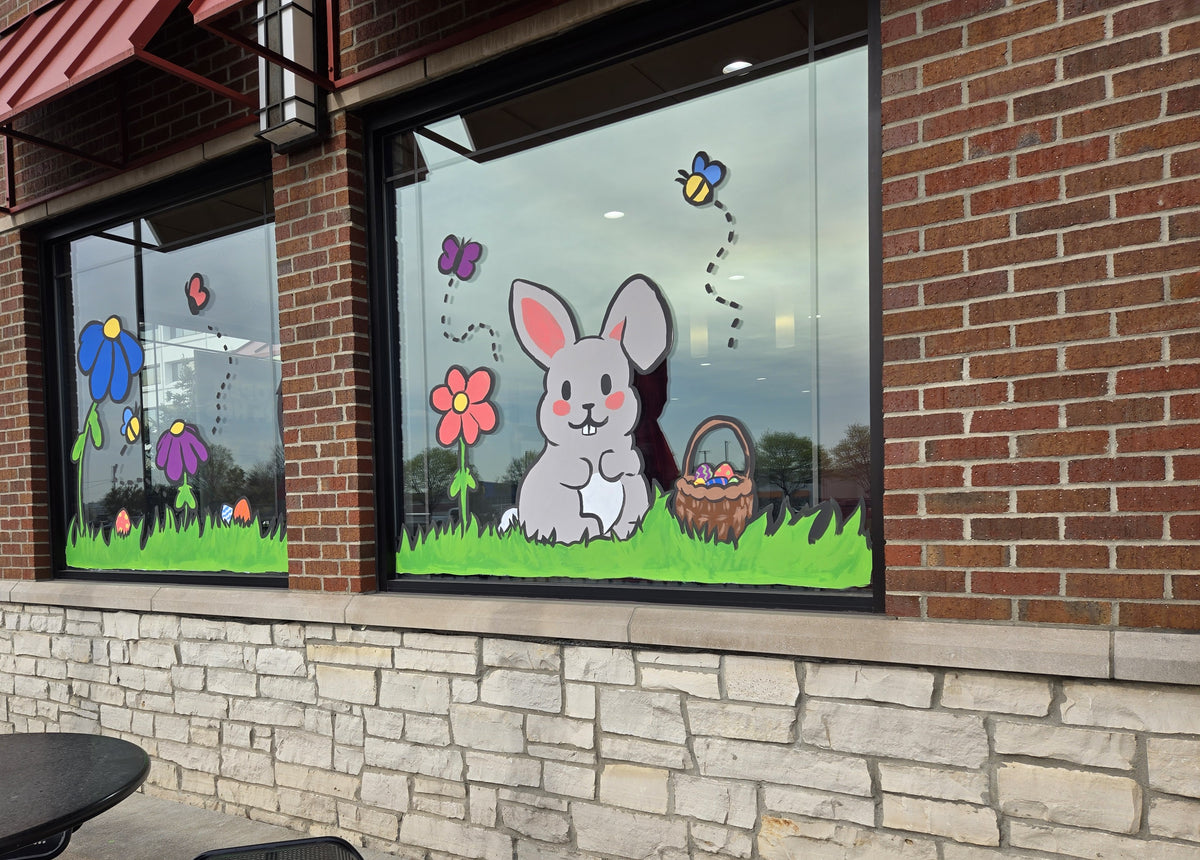 Holiday Window Painting
