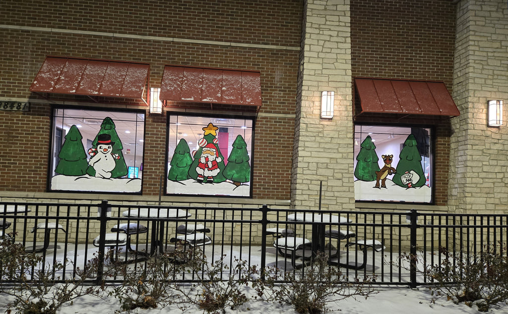 Holiday Window Painting