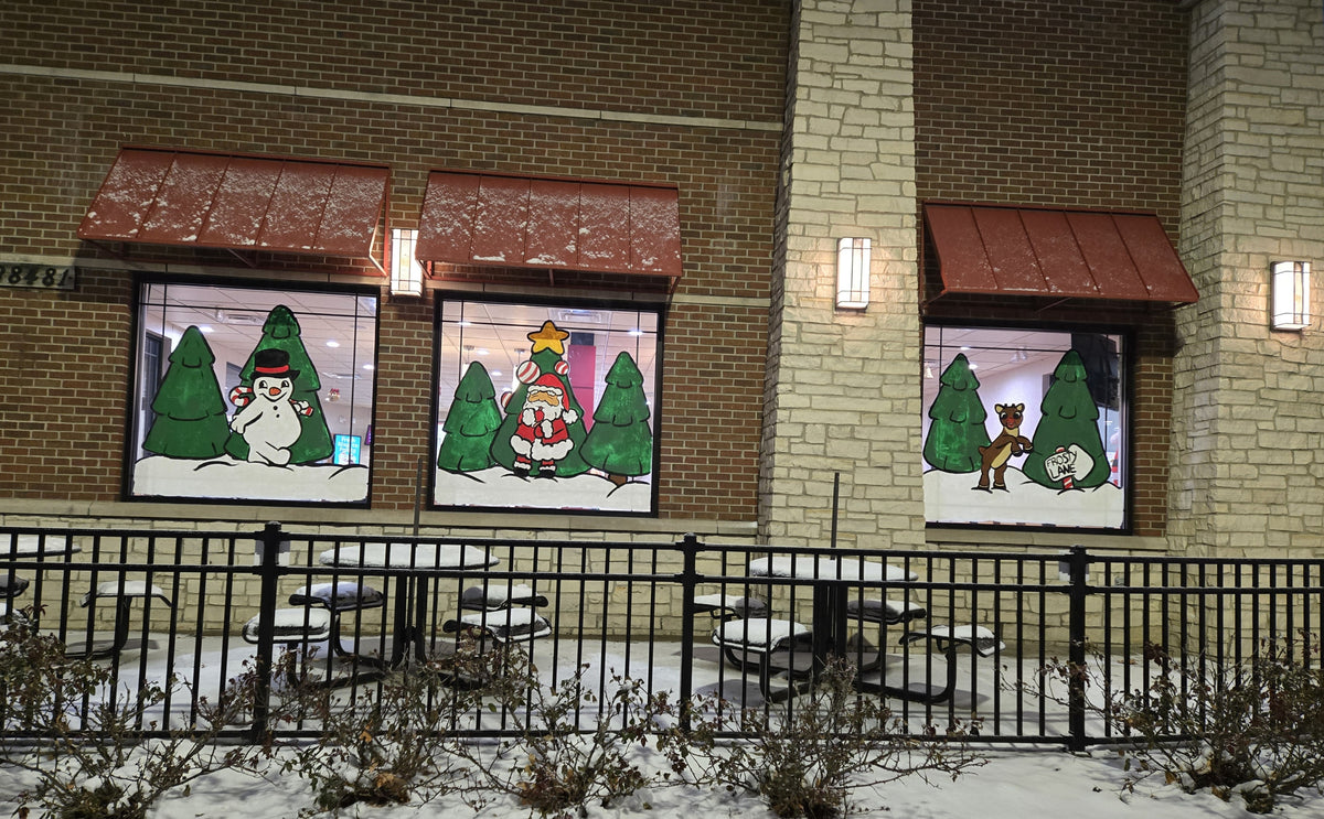 Holiday Window Painting