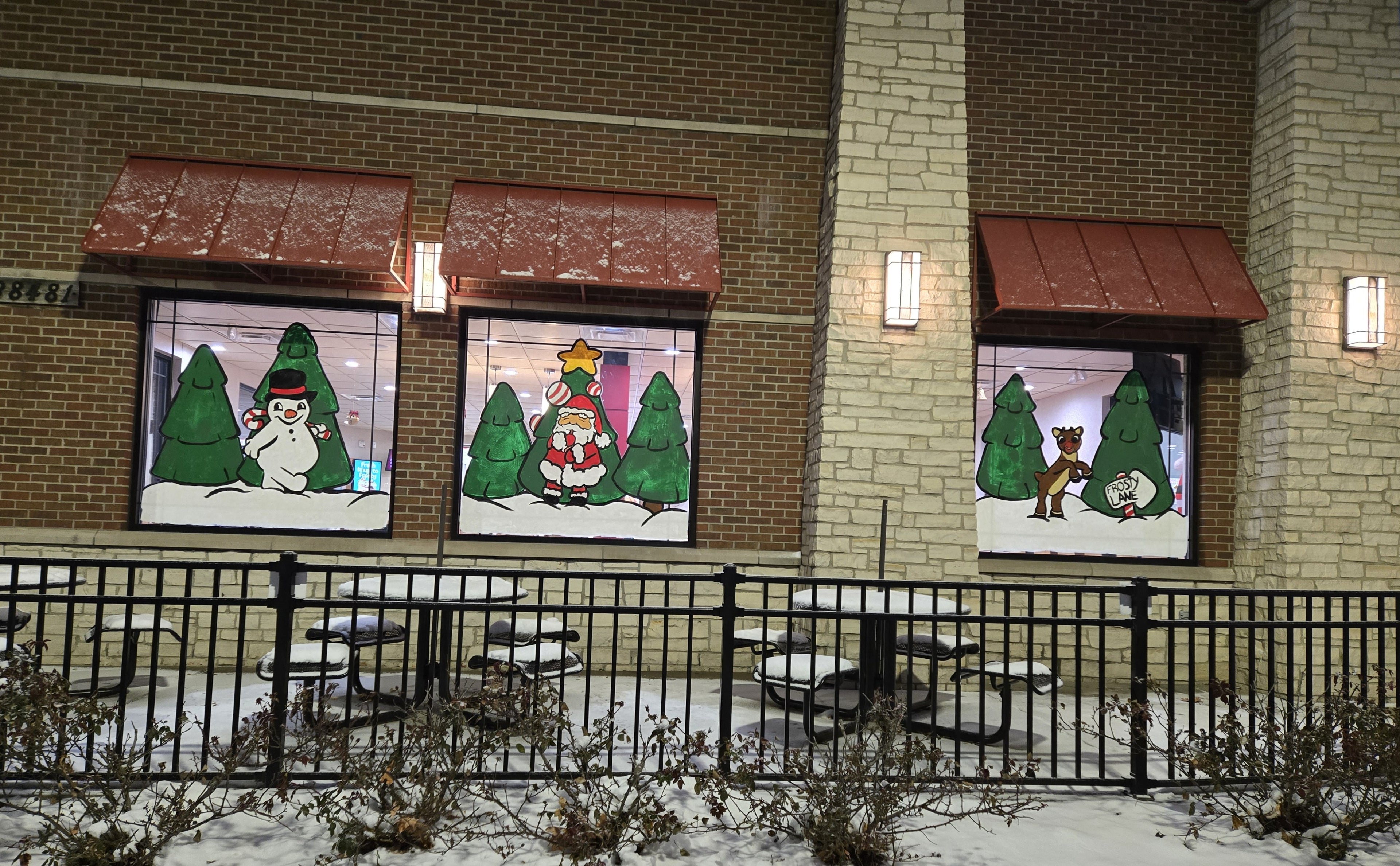 Holiday Window Painting