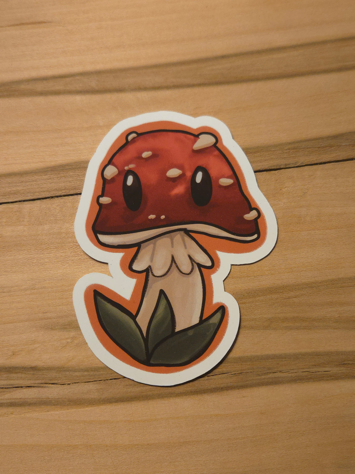 Agaric Mushroom Critter Sticker