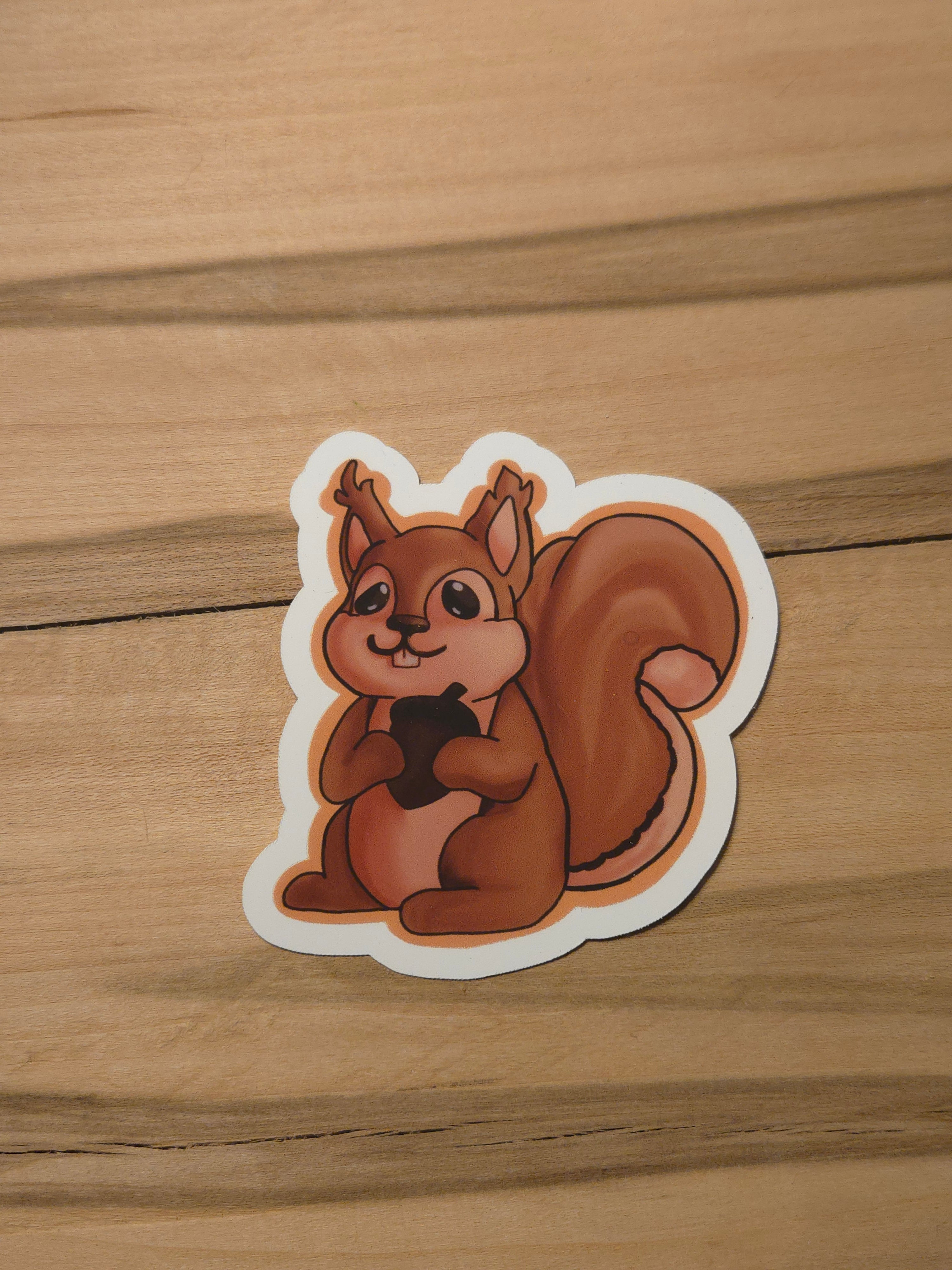 Squirrel Critter Sticker