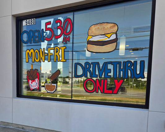 Business Window Painting